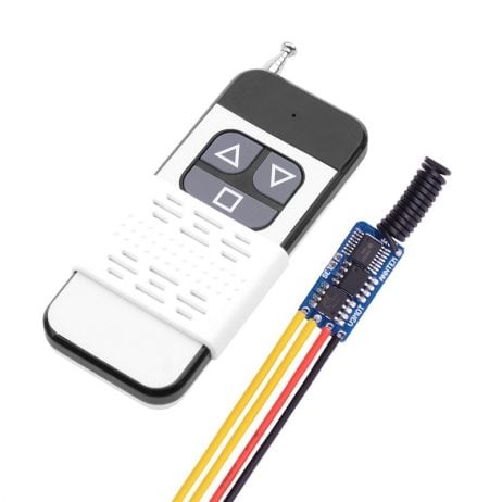 Up Down Stop Forward Reverse Wireless Mini Motor Remote Switch Controller Dc 12V
