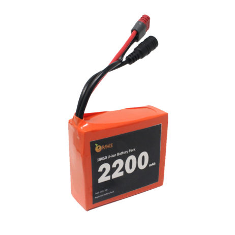 Orange Isr 18650 11.1V 2200Mah 10C 3S1P Li-Ion Battery Pack With Dc Jack Female &Amp; Amp