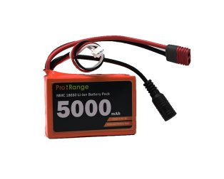 Pro-Range NMC 18650 7.4V 5000mAh 3C 2S2P Li-Ion Battery Pack
