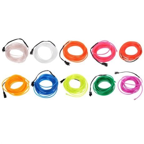 5M Neon Light Only EL Wire -RED