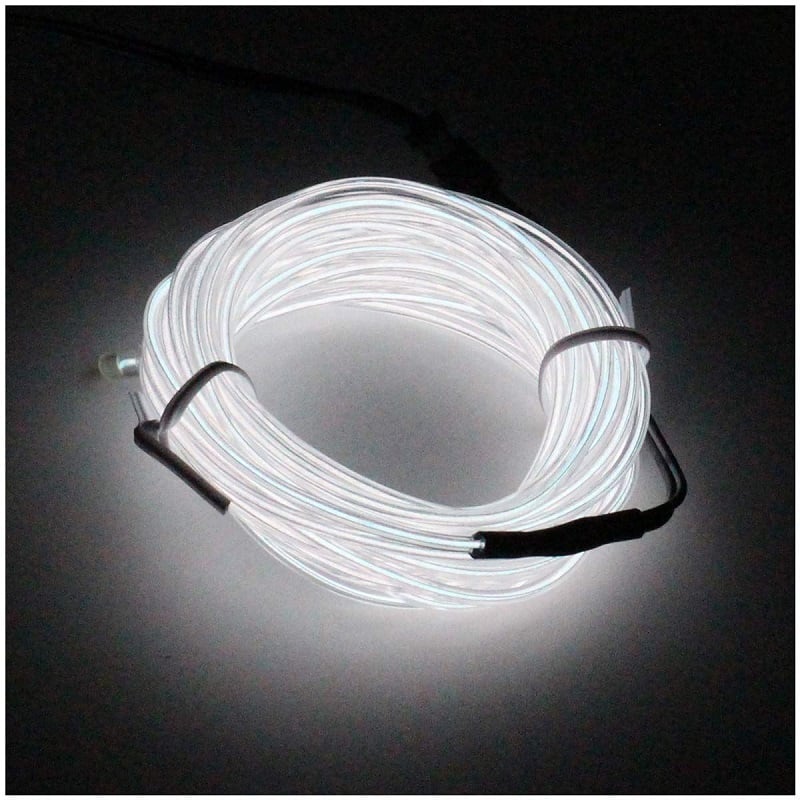  iNextStation Neon LED Strip Lights 16.4ft/5m Neon Light Strip  12V Silicone LED Neon Rope Light Waterproof Flexible LED Lights for Bedroom  Party Festival Decor, White (Power Adapter not Included) : Tools