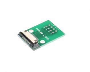 FFC / FPC Adapter Board 1mm to 2.54mm Soldered Connector - 8 pin