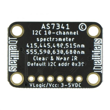 Adafruit As7341 10-Channel Light Color Sensor Breakout - Stemma Qt/Qwiic