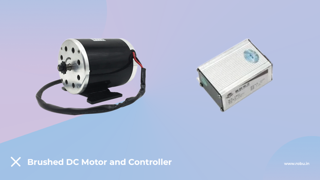 brushed motor with controllers