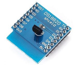 DS18B20 Module for D1 MINI Temperature Measurement Sensor Module
