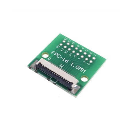 FFC / FPC Adapter Board 1mm to 2.54mm Soldered Connector - 16 Pins