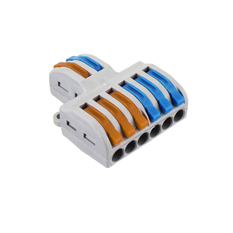 Terminal Wire Block Pole Push Cable 2Hole/4Hole/6Hole Colour Electric Connector 