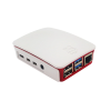 Raspberry Pi 4 Case-Red-White