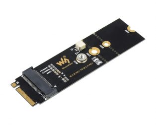 Waveshare M.2 M KEY To A KEY Adapter, for PCIe Devices, USB Bluetooth