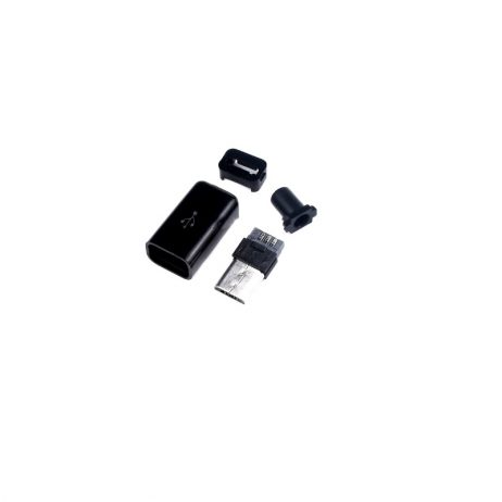 Generic 10Pcs Lot Yt2153Y Micro Usb 4Pin Male Connector Plug Black Welding Data Otg Line Interface Interface Connector 39795 1 1