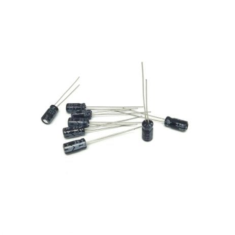 22uF 25V Through hole capacitor (DIP) - (Pack of 50)