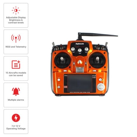 Radiolink At10 Ii 2.4Ghz 12Ch Rc Drone Transmitter