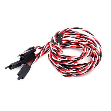 Safeconnect Safeconnect Twisted 15Cm 22Awg Servo Lead Extension Futaba Cable With Self Locking Hook 1