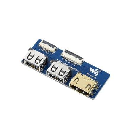 Waveshare Usb Hdmi Adapter For Cm4-Io-Base, Adapting Ffc Connector To Standard Connector