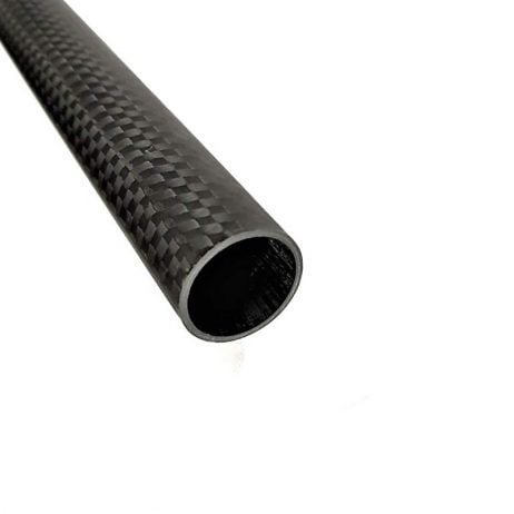 3K Roll-wrapped Carbon Fiber Tube (Hollow)20mm(OD)*18mm(ID)*500mm(L)