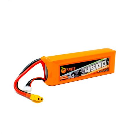 Orange 4500mah 4S 35C (14.8V) Lithium Polymer Battery Pack (Lipo)