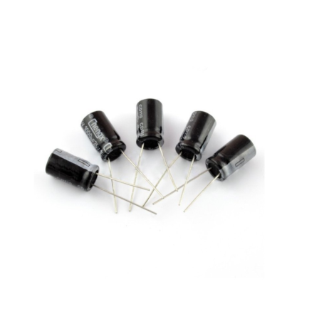 1000Uf 25V Electrolytic Capacitor Dip Pack Of 5