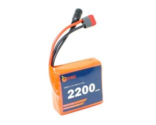 Orange 18650 Li-ion 2200mAh 11.1v 3S1P Protected Battery Pack-3c