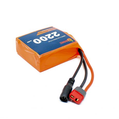 Orange 18650 Li-ion 2200mAh 11.1v 3S1P Protected Battery Pack-3c