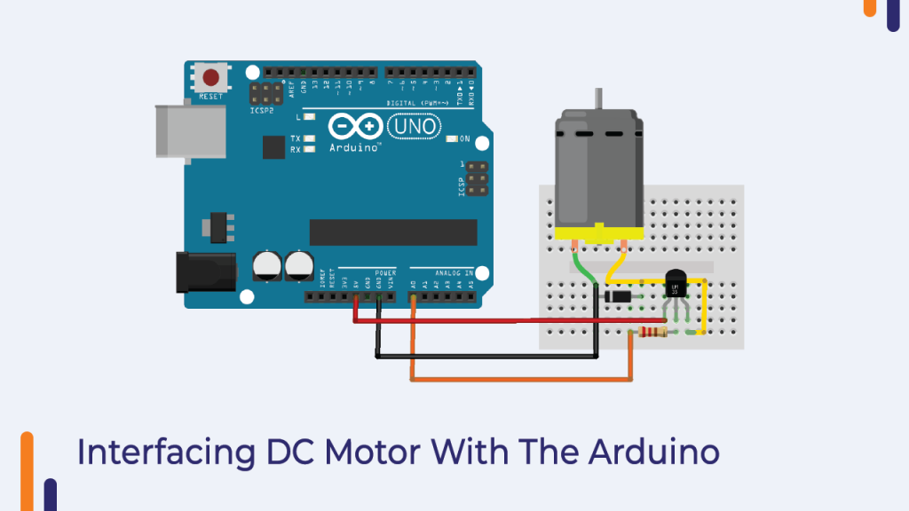 Interfacing DC Motor With The Arduino