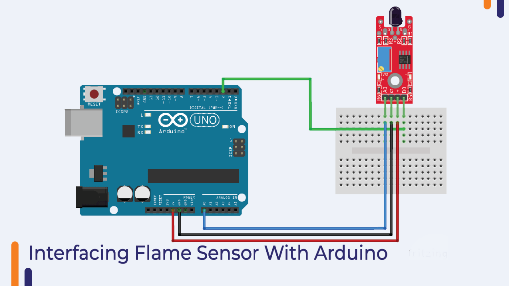 Interfacing Flame Sensor With Arduino
