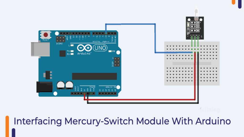 Interfacing Mercury-Switch Module With Arduino