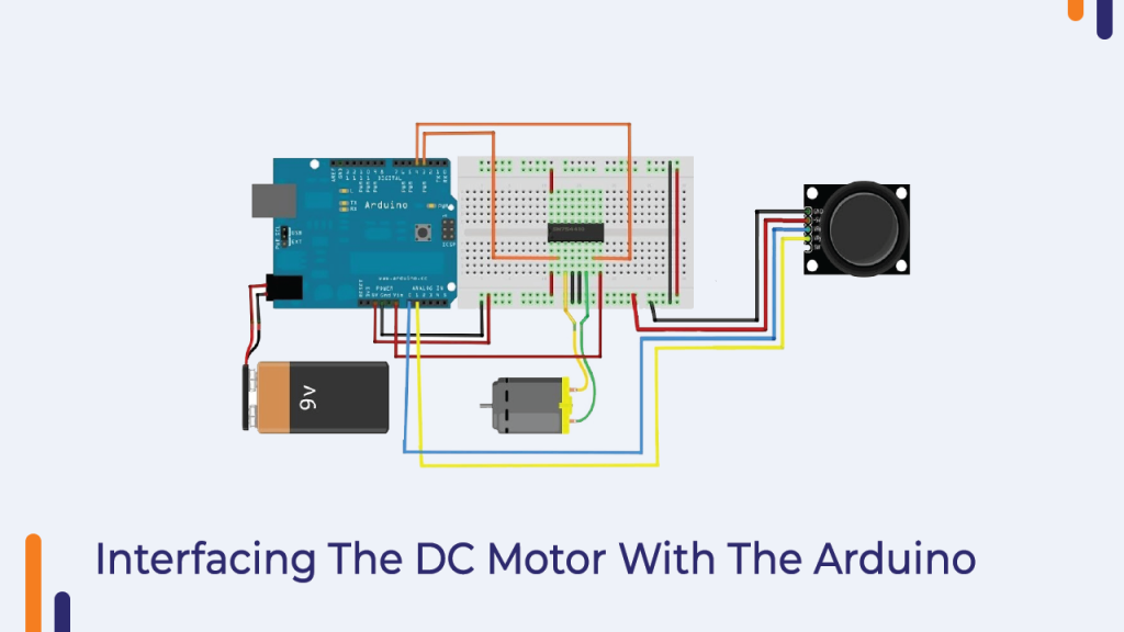 Interfacing The DC Motor With The Arduino