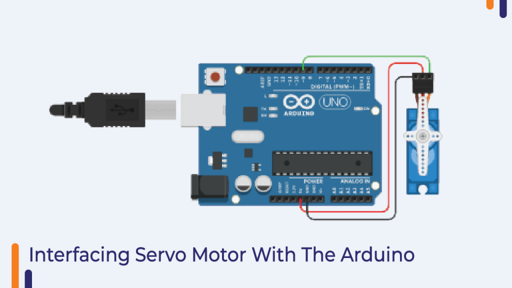 Interfacing The Servo Motor With The Arduino