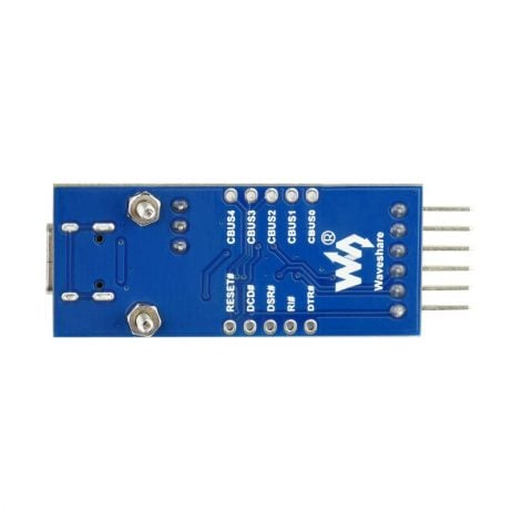 Waveshare FT232 USB UART Board (Type C), USB To UART (TTL) Communication Module, USB-C Connector