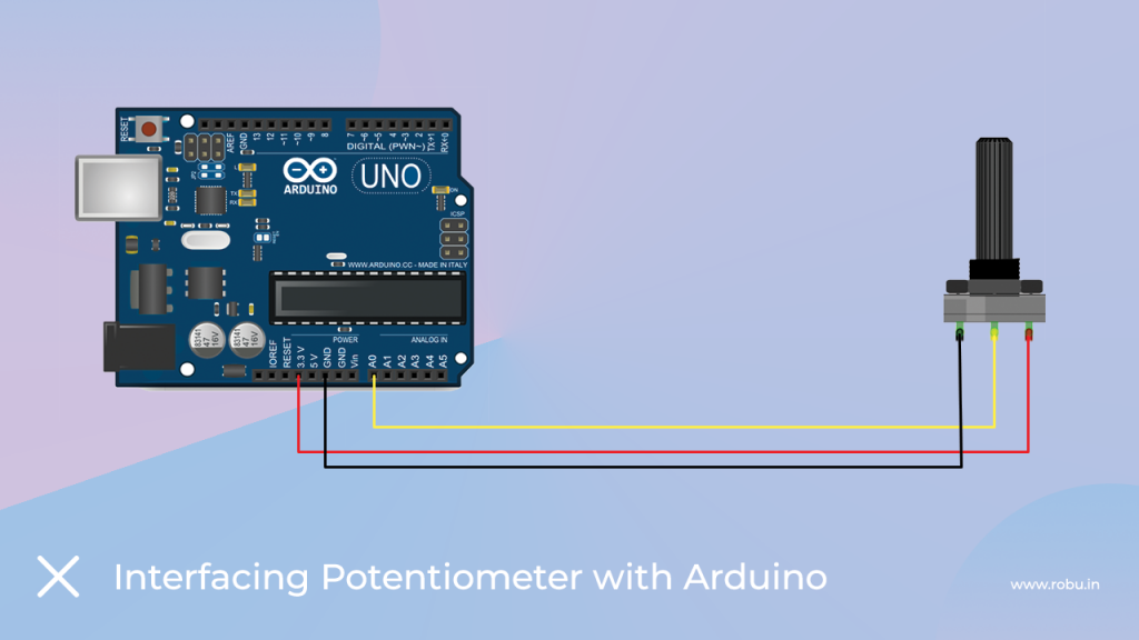 Interfacing Potentiometer with the Arduino 