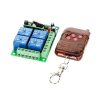433Mhz 12V 4 Channel Relay Module Wireless With Rf Remote Control Switch