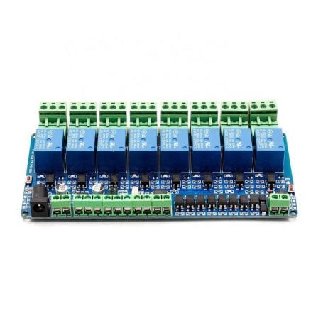 Generic 5V Modbus Rtu 8 Channels Relay Module Input Optocoupler Isolation Rs485 Mcu For Arduino 1