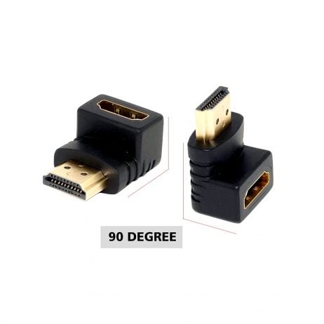 Generic Hdmi Female To Hdmi Male Right Angle Adapter 3