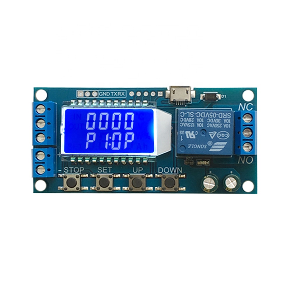 Buy XY-LJ02 6-30V Micro USB Digital LCD Display Time Module