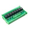 5V 8 Channels Relay Module High and Low Triggering Optocoupler Isolation Relay Module PLC Signal Amplifier Board