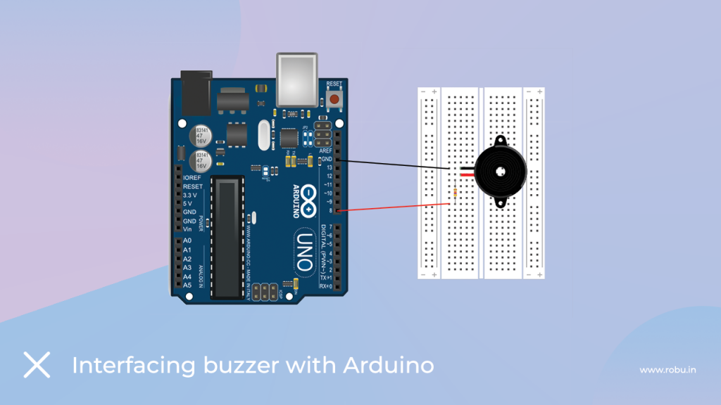 Interfacing The Buzzer With The Arduino