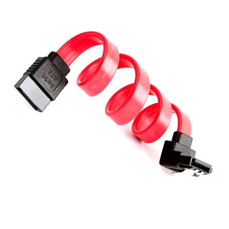 Generic Sata 3.0 Highspeed Hard Disk Data Cable A With Right Angle Connector Red 2