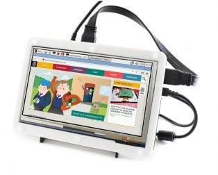 Waveshare 7inch 1024×600 Capacitive Touch Screen LCD (C) with Bicolor Case