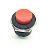 Red R13-507 16mm No Lock Push Button Momentary Switch 3A 250V