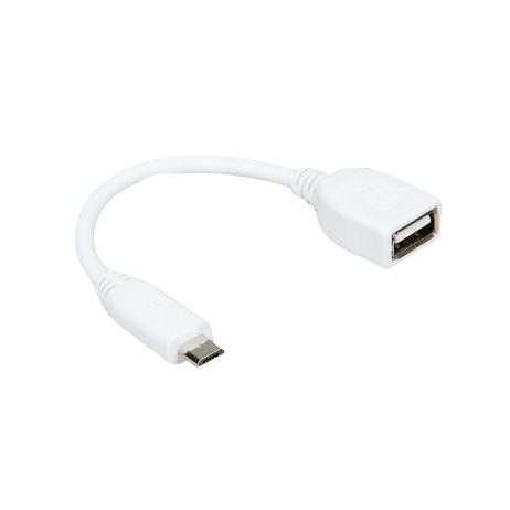 Raspberry Pi Official Micro Usb-B Male To Usb-A Female Adapter