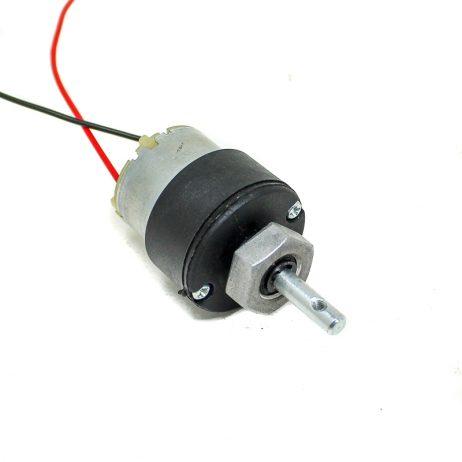 100Rpm 12V Low Noise Dc Motor With Metal Gears-Grade A