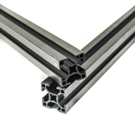 Easymech 30X30 4 T Slot Aluminium Extrusion Profile (Black)