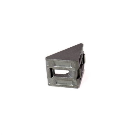 Easymech Easymech Cast Corner Bracket For 20X20 Aluminium Profile Silver 4 Pcs 2