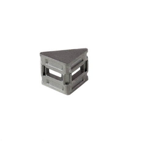 Easymech Easymech Cast Corner Bracket For 20X20 Aluminium Profile Silver 4 Pcs 4