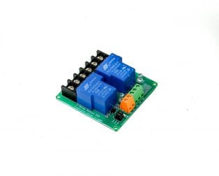 2 Channel Relay Module 30A with Optocoupler Isolation 12V Supports High and Low Triger