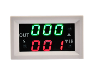 Red Green Dual Display 12V Delay Relay Mini LED Digital Timer Time Relay Module Home