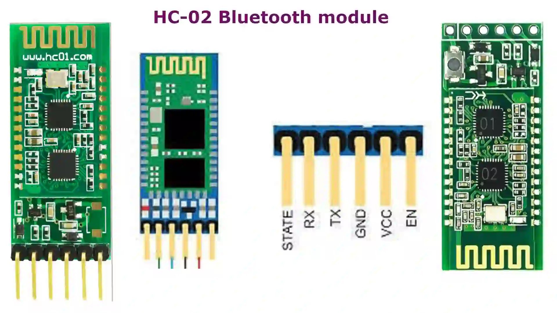 Generic Hc 02 Bluetooth Module Pin Out Applications