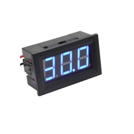 Generic 0.56 Inch Dc5V 120V Dc Two Wire Digital Display Voltmeter For Car Bicycle Motorcycle Blue 8