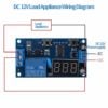 Generic 12V Time Control Switch Intermittent Infinite Cycle Countdown Switch Controller Timing Relay Module 5