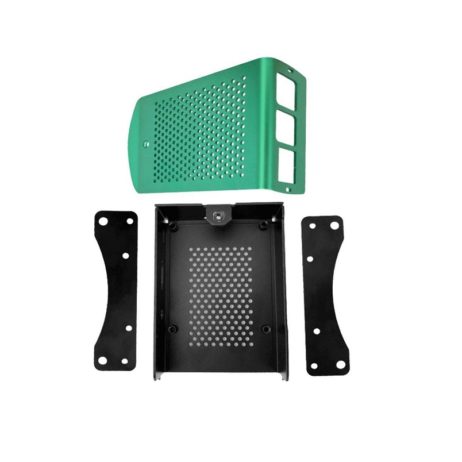 Green Metal Aluminum Case Support Fans For Raspberry 3B+3B
